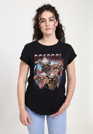Henry Tiger, DEADPOOL & WOLVERINE DOGPOOL AND LIGHTNING - T-shirt imprimé - black