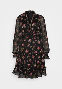 VMSMILLA FRILL SHORT DRESS  - Dnevna haljina - black