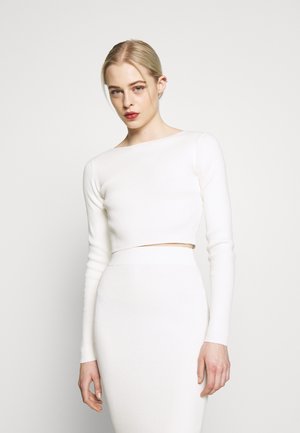 CROP JUMPER - Maglione - off white