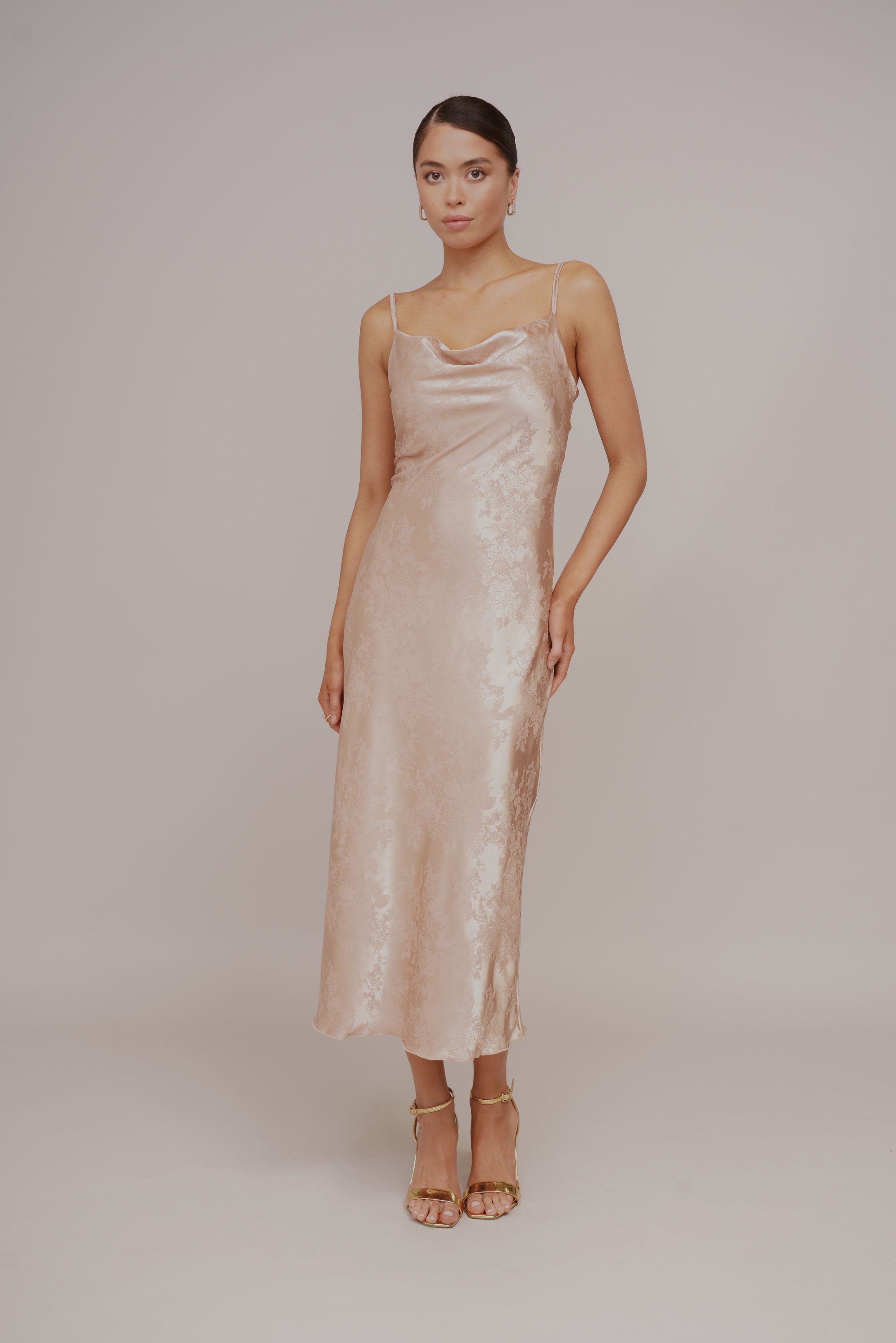 sachin and babi light blue dress Coast Womens Bridesmaids Dress Champagne Midi Twill Detachable Shrug