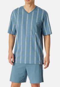 Schiesser SET 2 pcs V-AUSSCHNITT COMFORT  - Pyjama set - blau