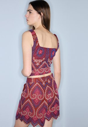 Ipekyol, IPEKYOL SHORT EMBROIDERED SHORTS - Shorts - d.purple