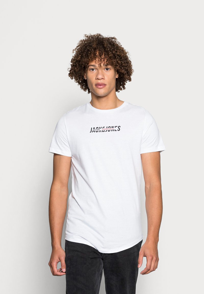 Jack & Jones JJTEO TEE  - T-shirt estampada - white