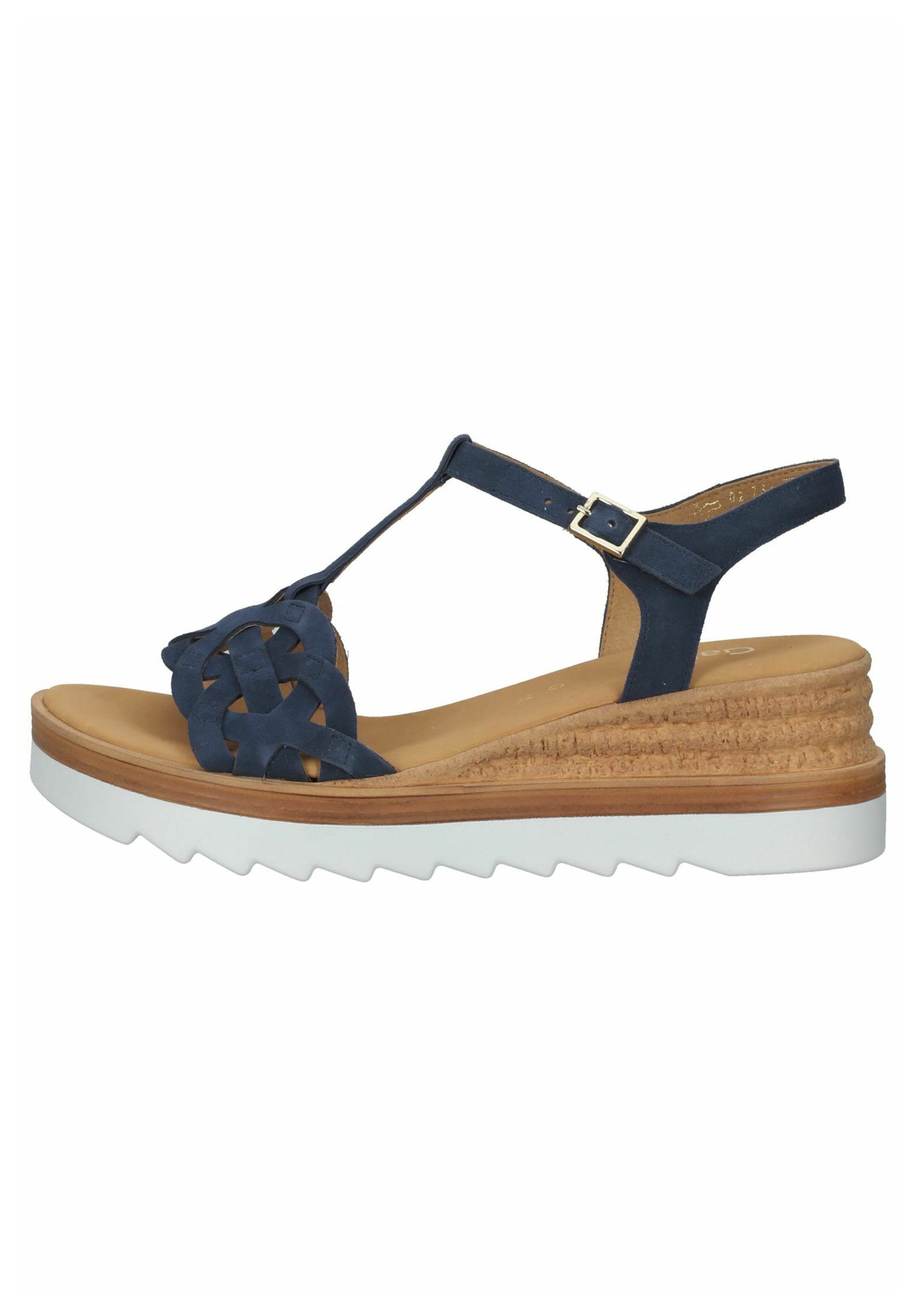 Gabor Sandalen met sleehak - river lds gold/donkerblauw - Zalando.be