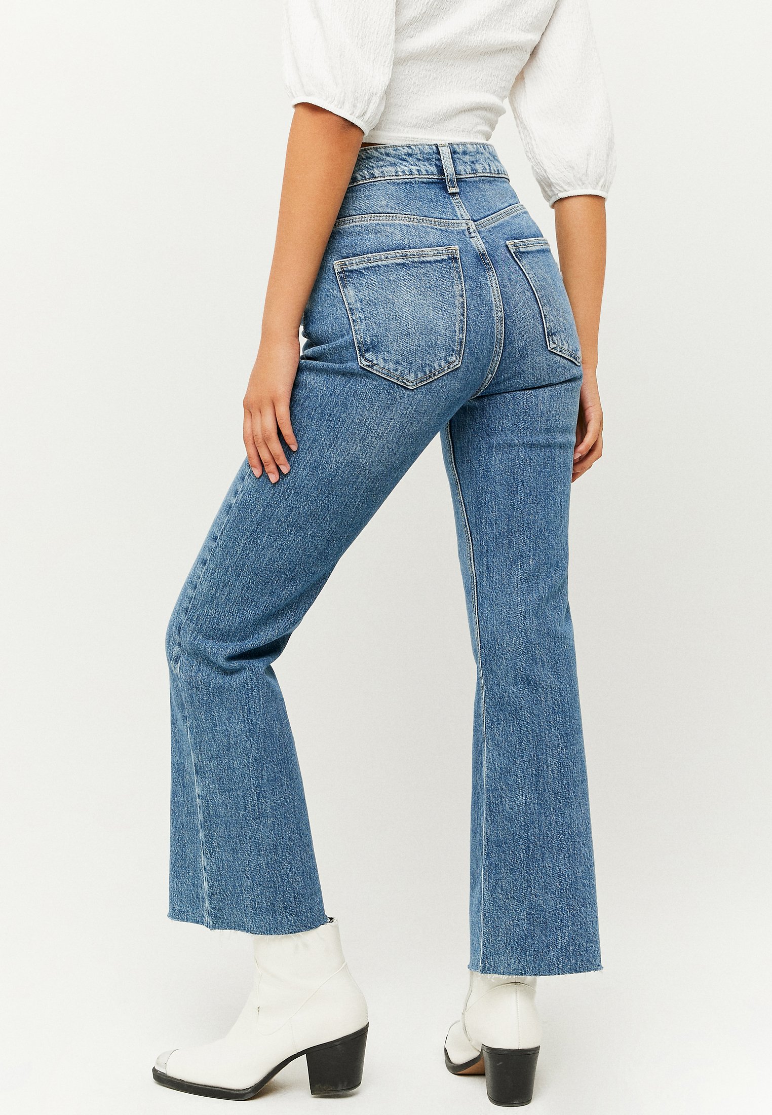 TALLY WEiJL Flared Jeans - blu017/dark 