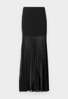 FLOWY SKIRT - Μάξι φούστα - black