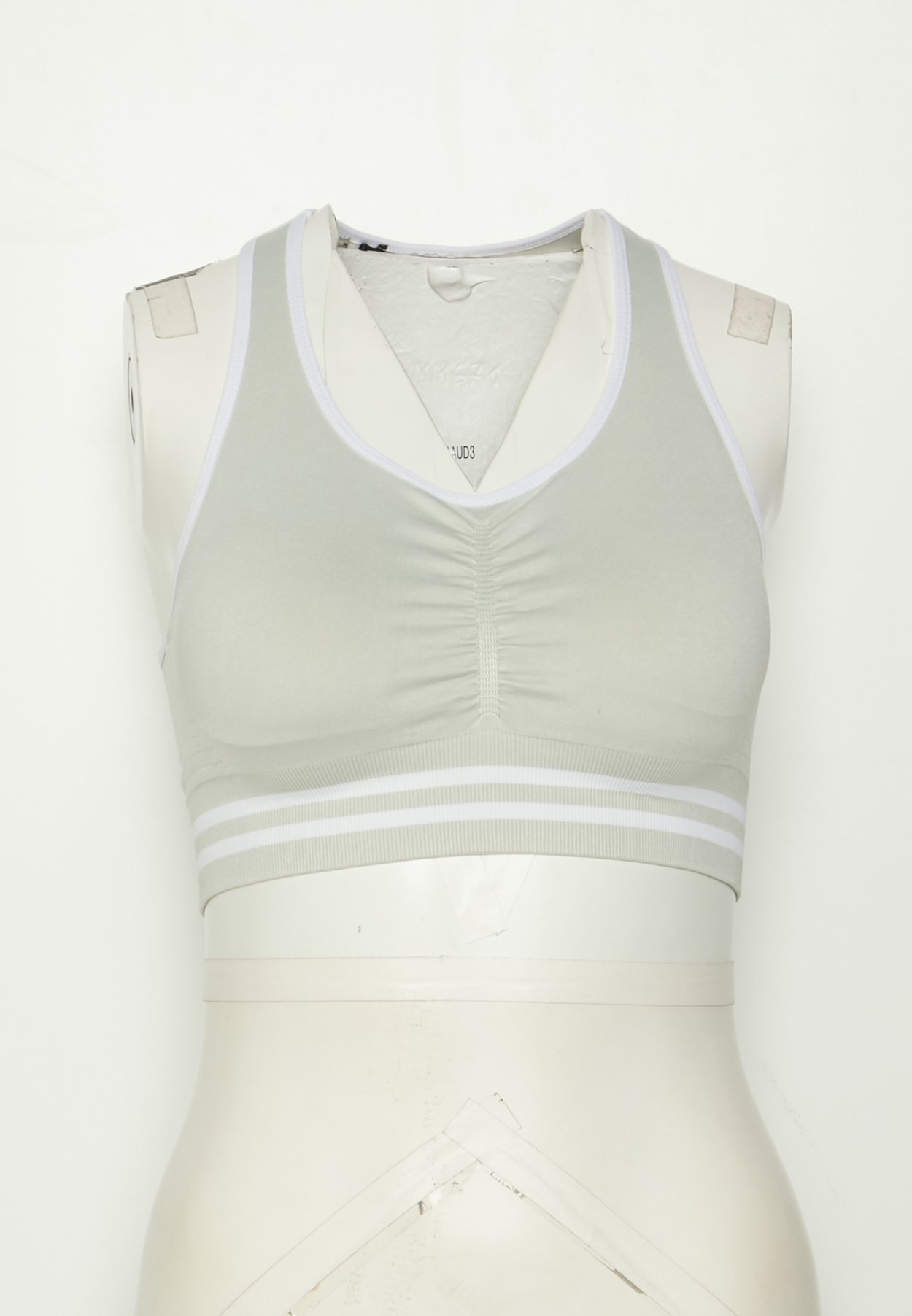 SEAMLESS STRIPE SPORTS BRA 