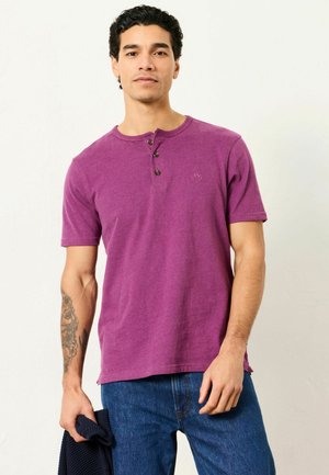 REGULAR FIT WOODSIDE SLUB  - T-Shirt basic - plum purple