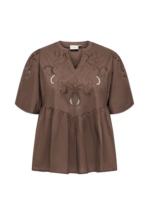 ONLY Carmakoma, CAROAKLYN - Blusa - chocolate martini