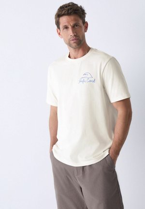 GRAPHIC - T-shirt imprimé - white surf