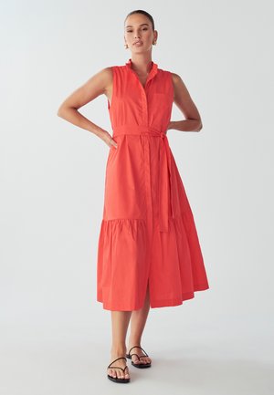 ANETTE - Shirt dress - red