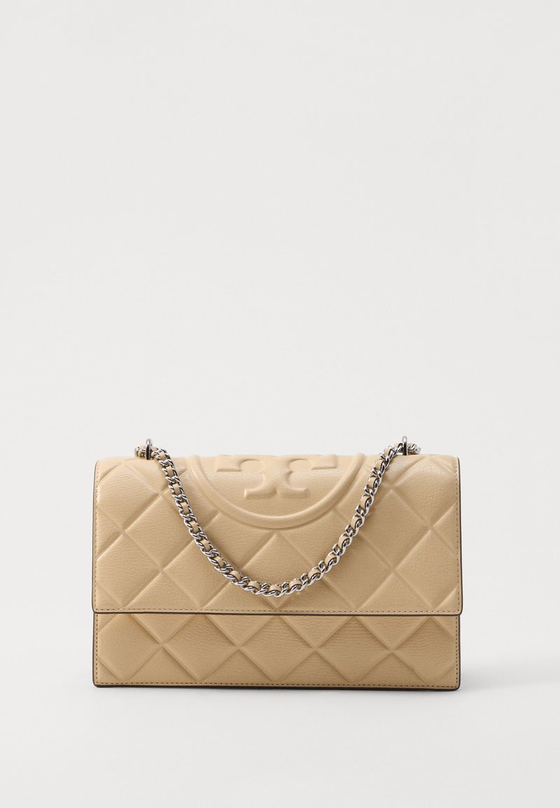 Tory Burch FLEMING CONVERTIBLE SHOULDER BAG - Handtasche - vanilla soft serve
