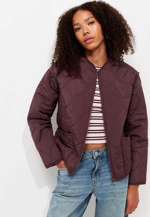 New Look, QUILTED PADDED JACKET - Jas - burgundy