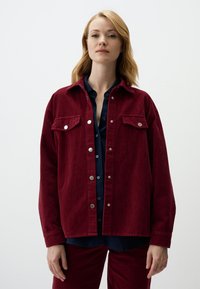 STRAIGHT CUT - Summer jacket - bordeaux