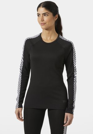 LIFA ACTIVE STRIPE CREW  - Caraco - black
