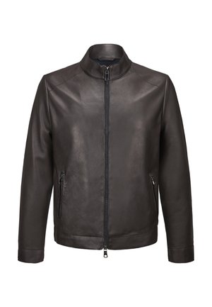 MSANDREW - Lederjacke - dunkelbraun