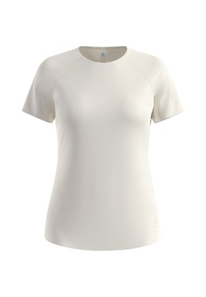 ODLO, T-SHIRT CREW NECK S/S ESSENTIAL 365 - T-Shirt basic - gardenia melange
