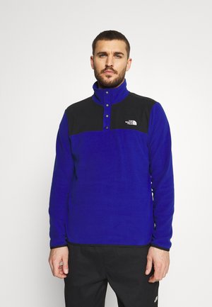GLACIER SNAP NECK - Fleece trui - bolt blue/black