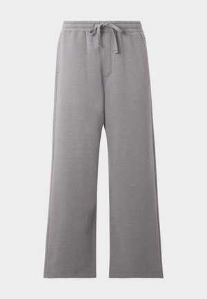 Hollister Co., SUPER BAGGY WEBEX FLAT - Tracksuit bottoms - grey