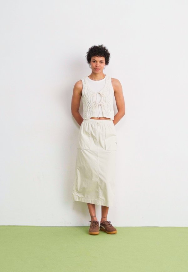 FUTURE ARCHIVE ZIP OFF SKIRT - A-line skirt - alpine snow2