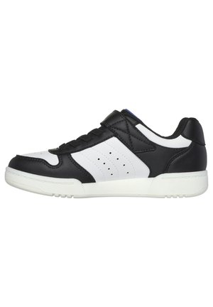 QUICK STREET - Sneakers - black synthetic white  blue trim
