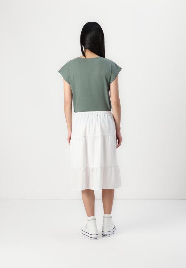 Poplin Midi Skirt - A-line skirt3