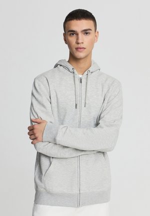 UNITA - Felpa con zip - grigio chiaro melange