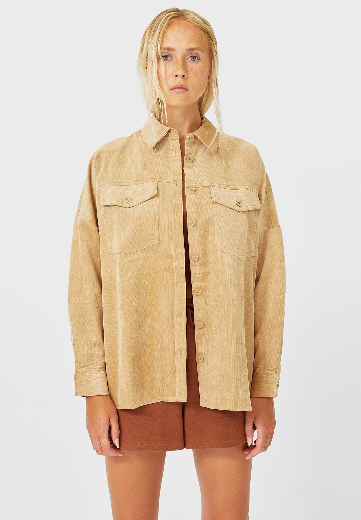 Stradivarius veste beige Clearance