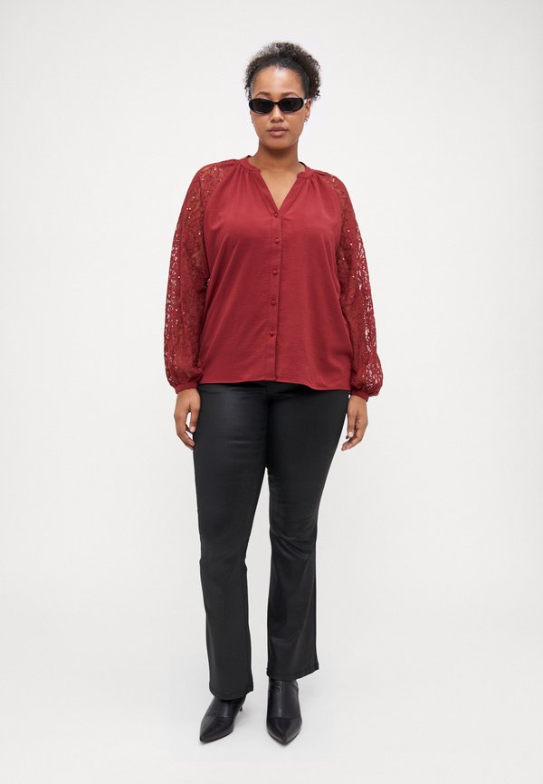 CARHILLA SLEEVE SHIRT  - Blouse - ruby wine3