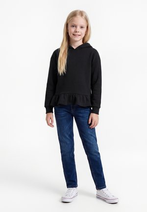 Urban Classics VOLANTS  - Sweat à capuche - black