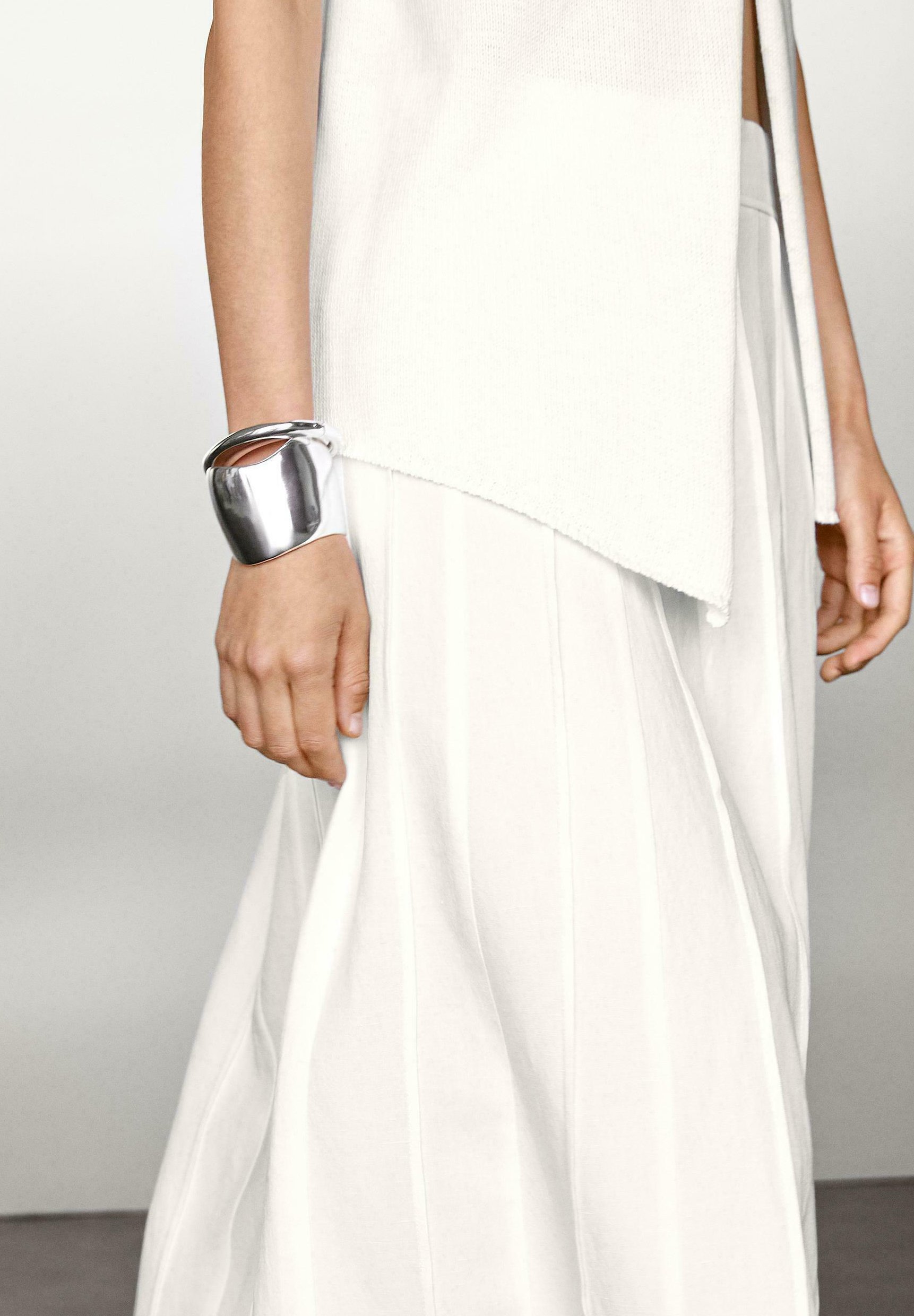 ★ Massimo Dutti★ Coin Bracelet 04603514808 Massimo Dutti Bracelet - silver-coloured - Zalando.co.uk
