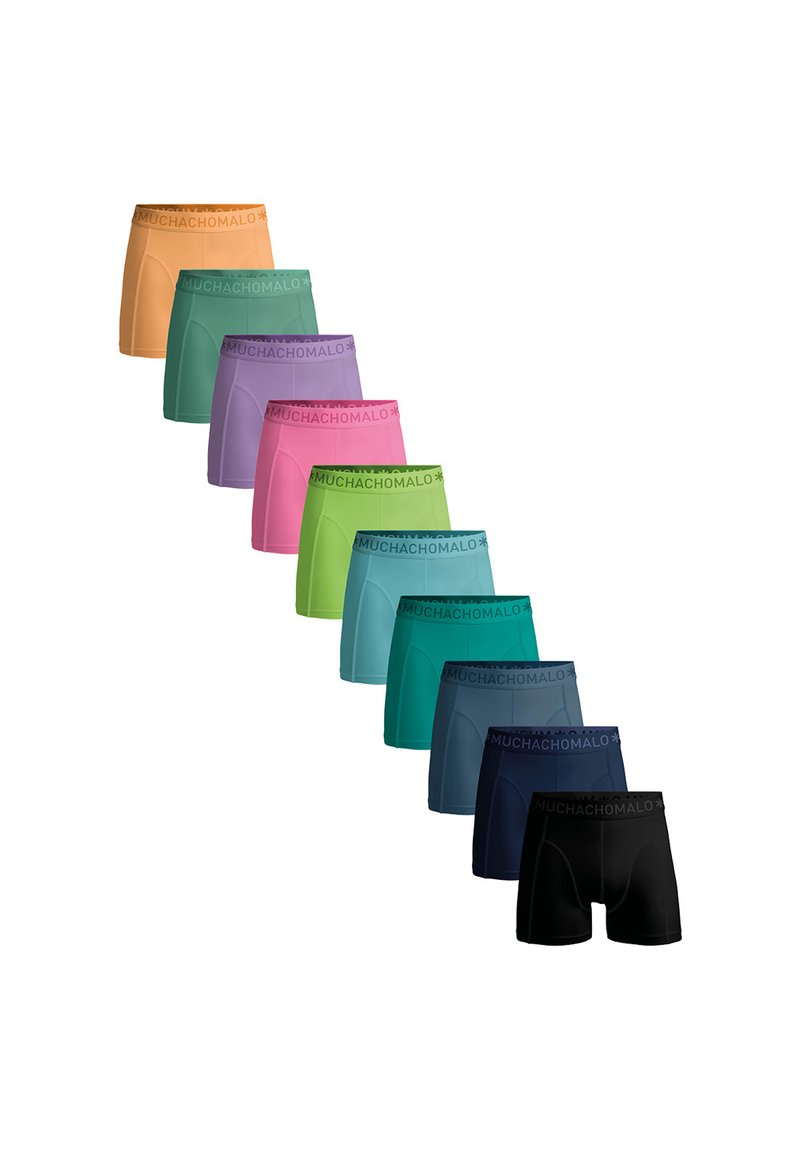 MUCHACHOMALO 10 PACK - Trunks - black blue green pink purple green orange
