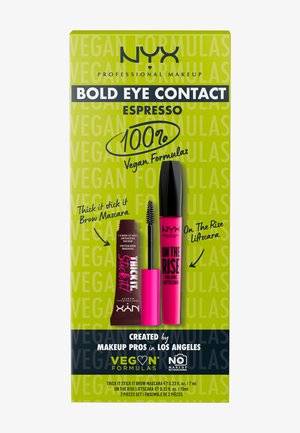 BOLD EYE CONTACT SET MIT ON THE RISE LIFTSCARA UND THICK IT. STICK IT! BROW MASCARA - Set de maquillage - espresso