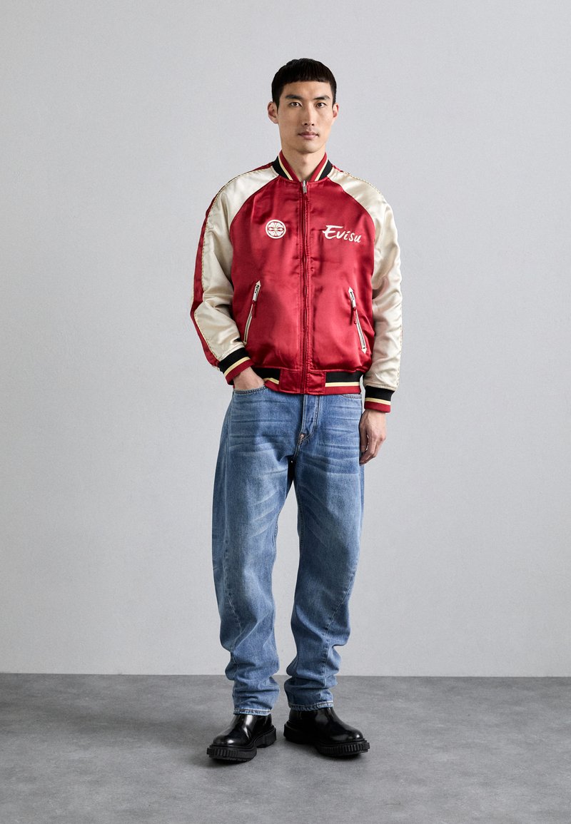 Evisu SEAGULL WAVE 2 FACE SOUVENIR JACKET - Bomber Jacket - dark 