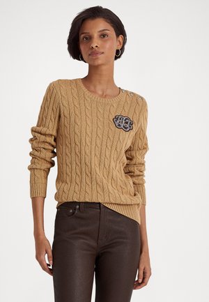 MONTIVA - Striktrøjer - classic camel heather