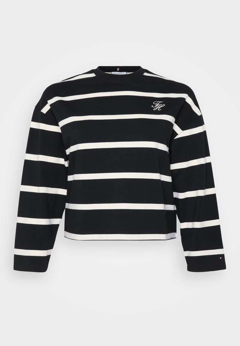 Tommy Hilfiger Curve Sweater zwart