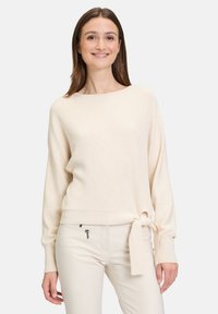 Betty Barclay MIT STRUKTUR - Strickpullover - light beige melange