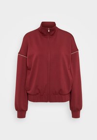 ONLY Tall ONLMILA ZIP LOOSE - Sweatjakke - cabernet/cloud dancer