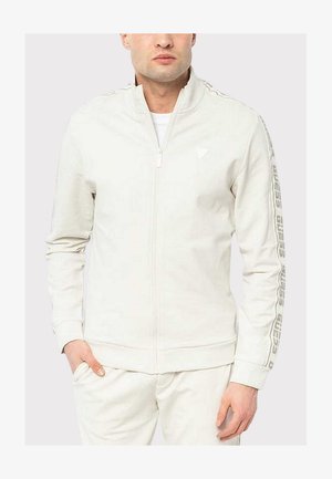 Felpa con zip - muted stone