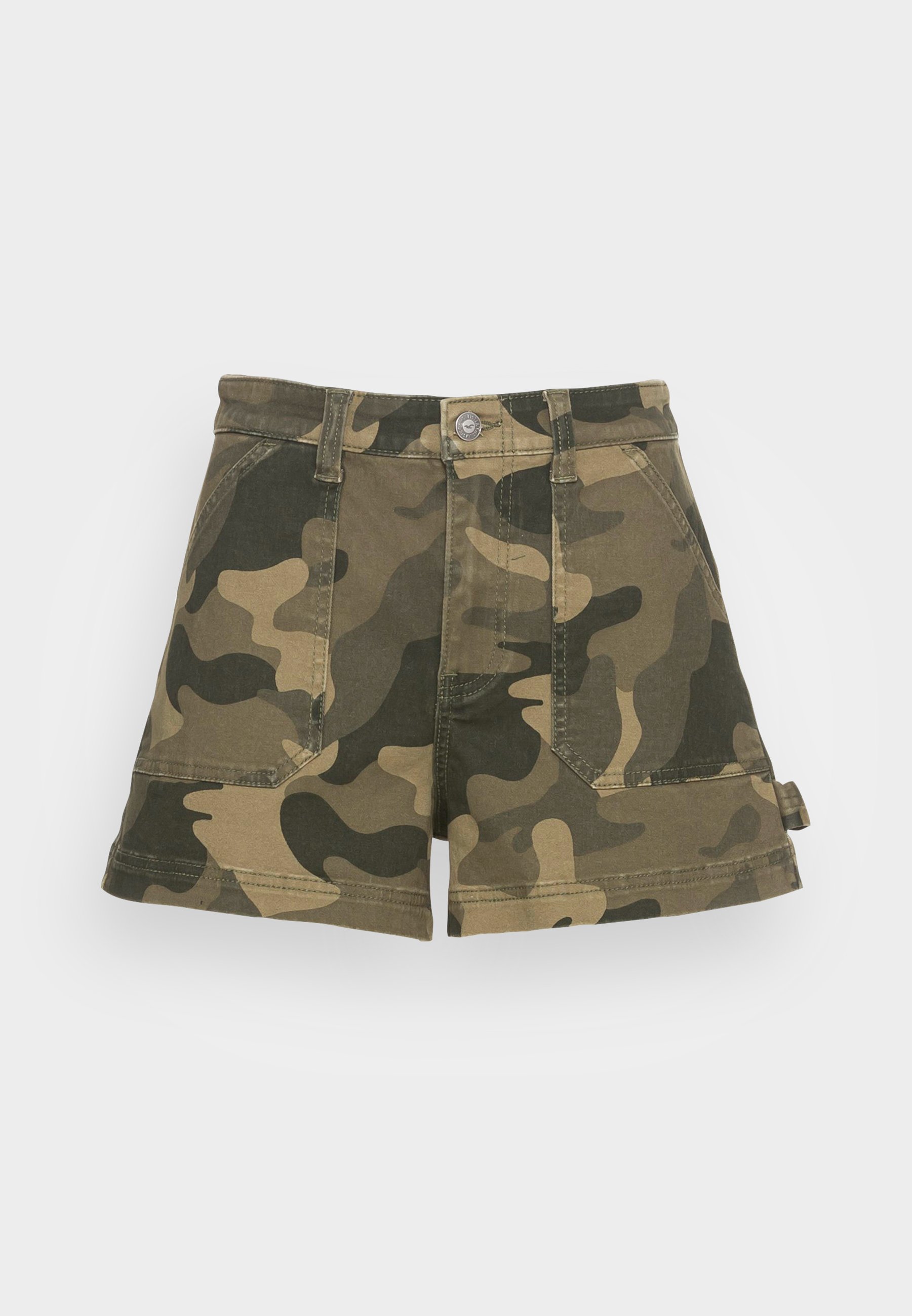Hollister Co. Shorts - olive camo/green 