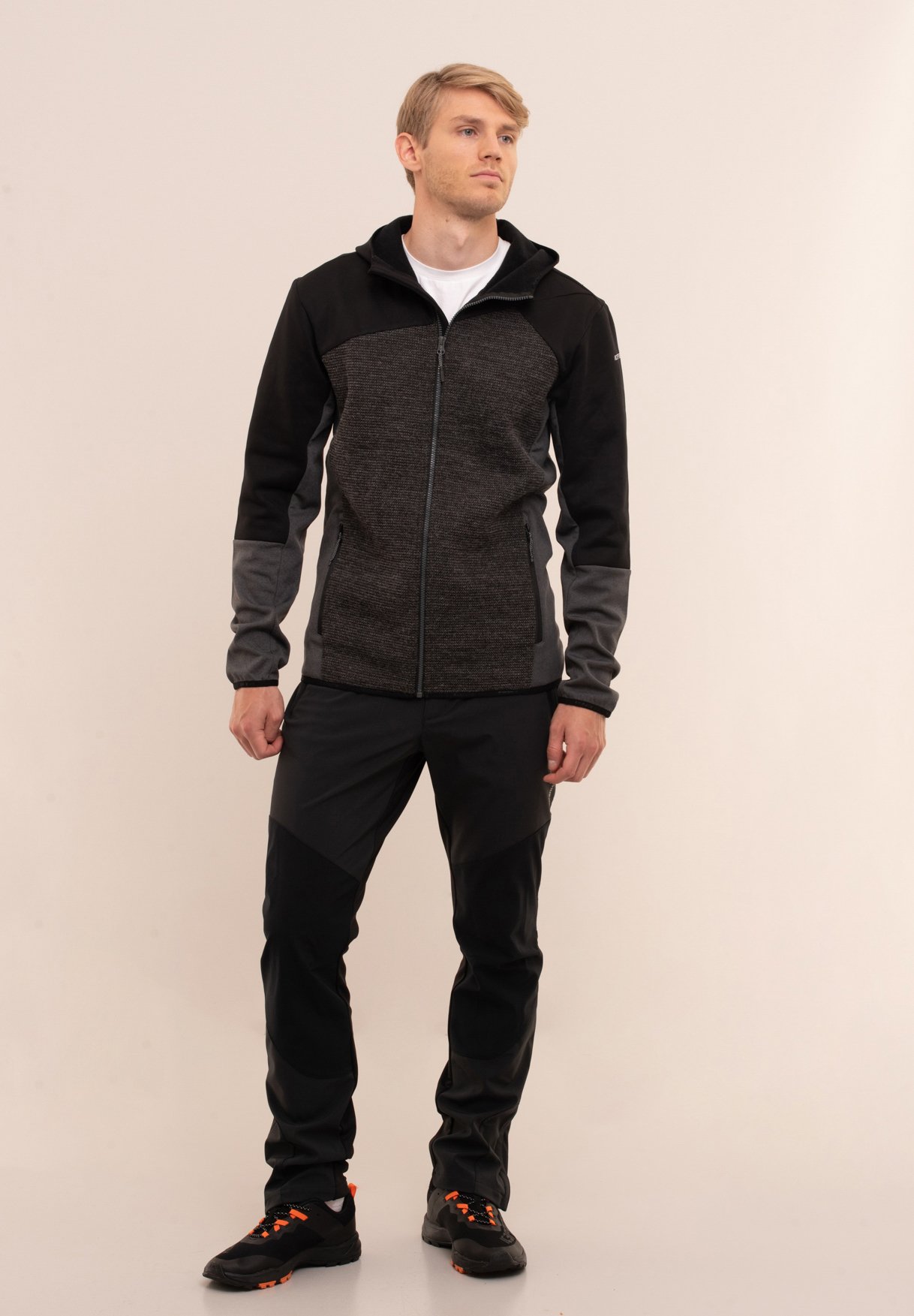 ICEPEAK Bunnell Midlayer Damen - 4-Wege-Stretch Mit Kapuze