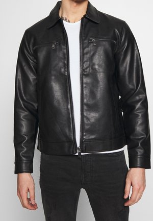 Redefined Rebel Veste en similicuir - mottled anthracite