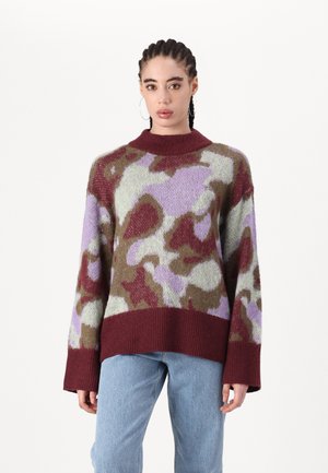 YAS YASTORIO - Strickpullover - port
