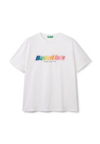 WITH LOGO - T-Shirt print - white