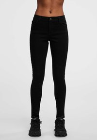 Pieces - Jeans Skinny Fit - black denim Miniatuurafbeelding 1