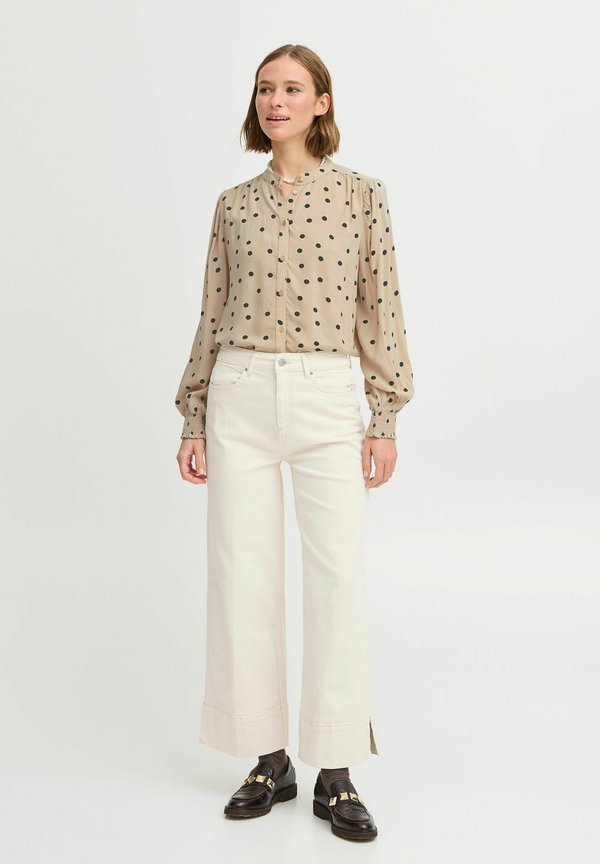 BYJOSA - Button-down blouse - humus dot2