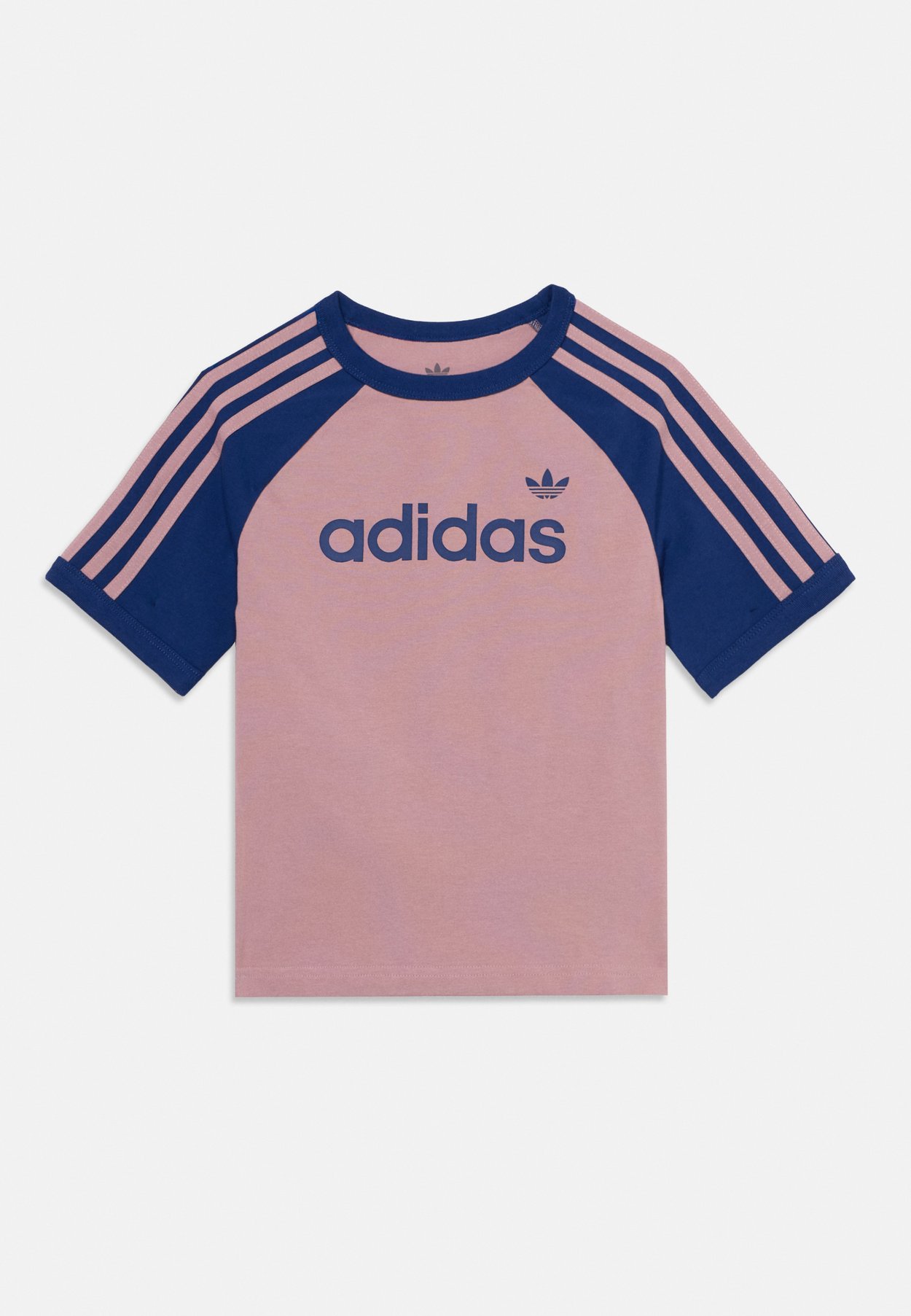 adidas TEE JUNIOR - Camiseta estampada - magic mauve/victory blue