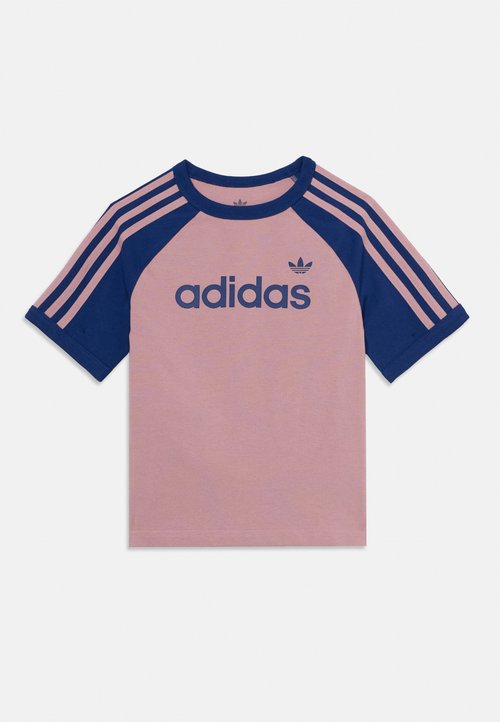 adidas TEE JUNIOR - Print T-shirt - magic mauve/victory blue — photo 3