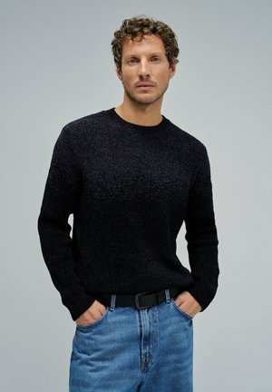 LANGARM-REGULAR - Jersey de punto - schwarz