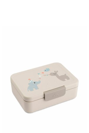 Done By Deer, LUNCH BOX W/DIVIDER CELEBRATION SAND - Madkasse - sand